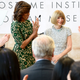 Illustration for article titled Michelle Obama Assists in Opening Anna Wintours Fancy New Lair